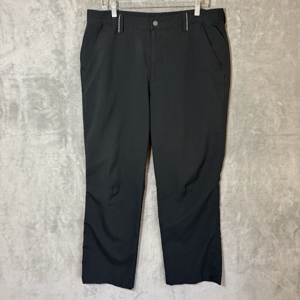 Under Armour COLDBLACK Pants 36x32 (36x28.5) Men's Black Athletic Golf Stretch
